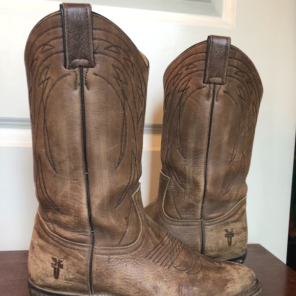 Womens Billy Pull On Western Frye Boots - Picture 2 of 8